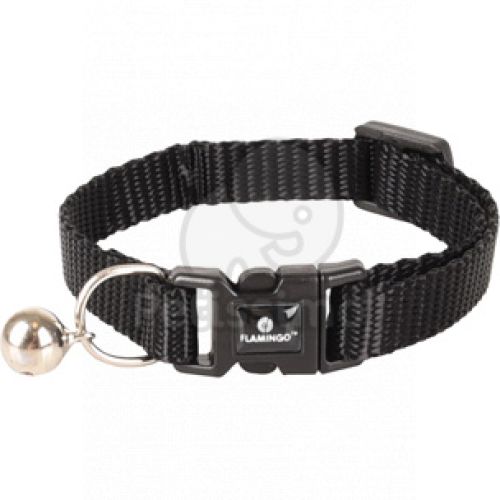 Flamingo Ziggi nyakörv kölyök macskáknak - fekete  15-22 