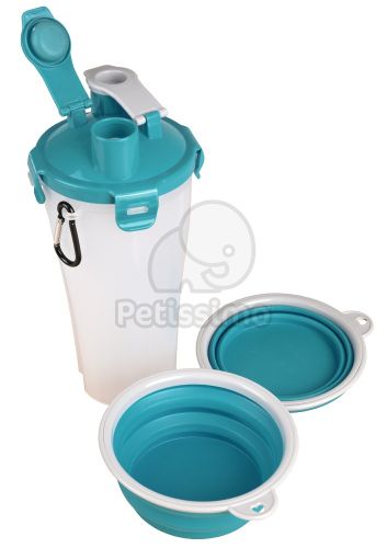 Flamingo 2in1 úti etető + itató  1 db
