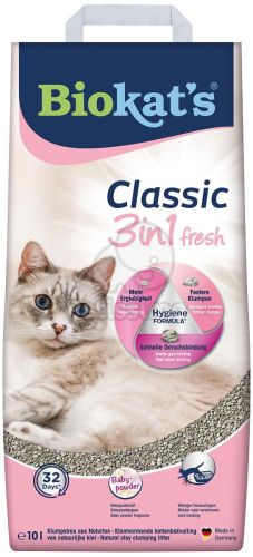 Biokat's Classic Fresh 3in1 Baby Powder alom  10 l