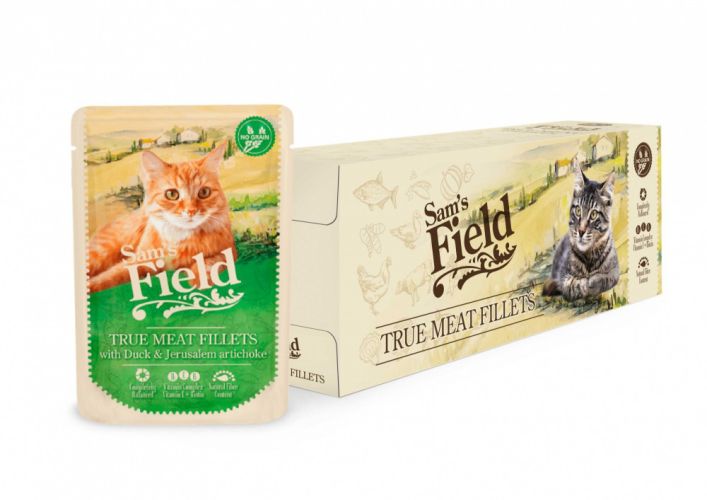 Sam's Field True Meat Fillets - Duck & Jerusalem artichoke alutasakos eledel 24 x  85 g