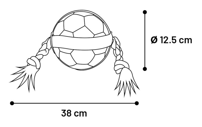 Flamingo Matchball focilabda  12.5 cm