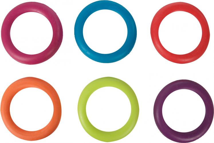 Flamingo gumi karika  15 cm