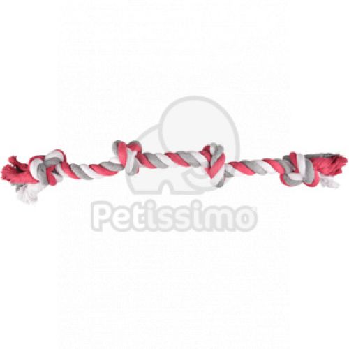 Flamingo Jim Playing Rope - rágókötél 4 csomóval  60 cm
