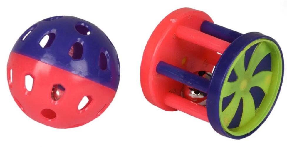 Flamingo macskajáték - labda, henger  4 cm