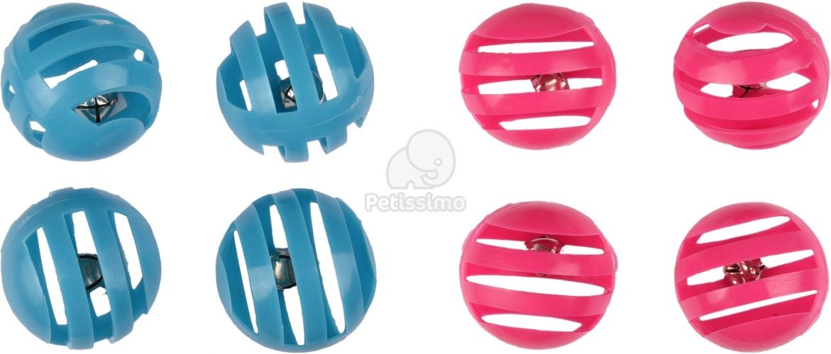 Flamingo csörgő macskajáték 4 x  4 cm