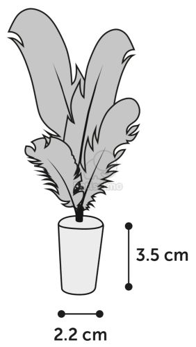 Flamingo parafa tollal macskajáték  17 cm