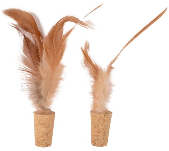 Flamingo parafa tollal macskajáték  17 cm