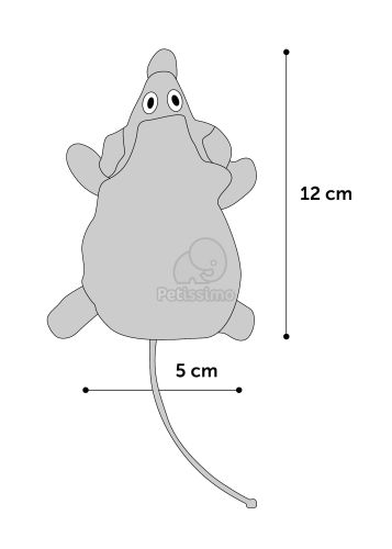 Flamingo macskamentás plüss játék egér  19.5 cm