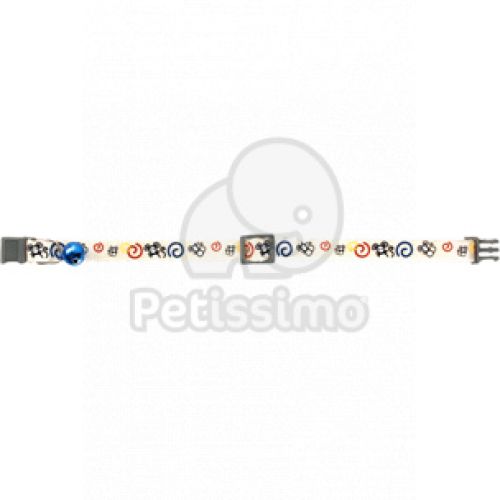 Flamingo Ziggi nyakörv macskáknak - fehér egérkés  1 db