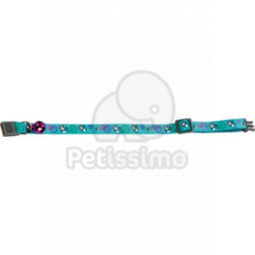 Flamingo Ziggi nyakörv macskáknak - türkiz egérkés  1 db