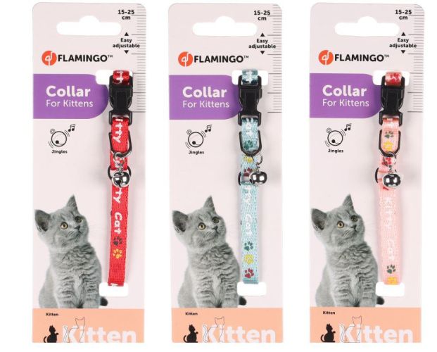 Flamingo nyakörv kölyök macskáknak  1 db