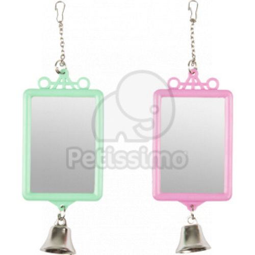 Flamingo madárjáték - tükör csengővel  1 db