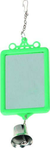 Flamingo madárjáték - tükör csengővel  1 db