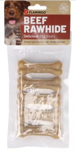 Flamingo Rawhide Premium - préselt csont 7,5 cm  5 x  20 g