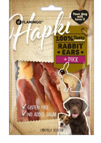 Flamingo Snack - Hapki Rabbit Ears - kacsás  85 g
