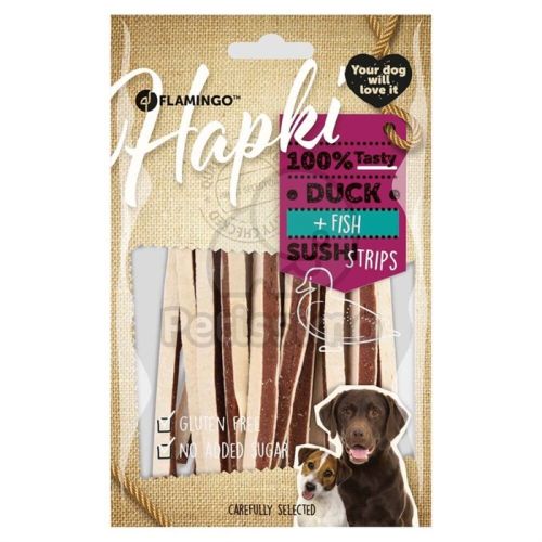Flamingo Hapki Sushi Strips - kacsás és halas csíkok  85 g