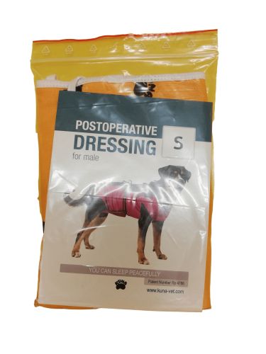 Kuna műtét utáni ruha - kan kutyáknak  28 cm