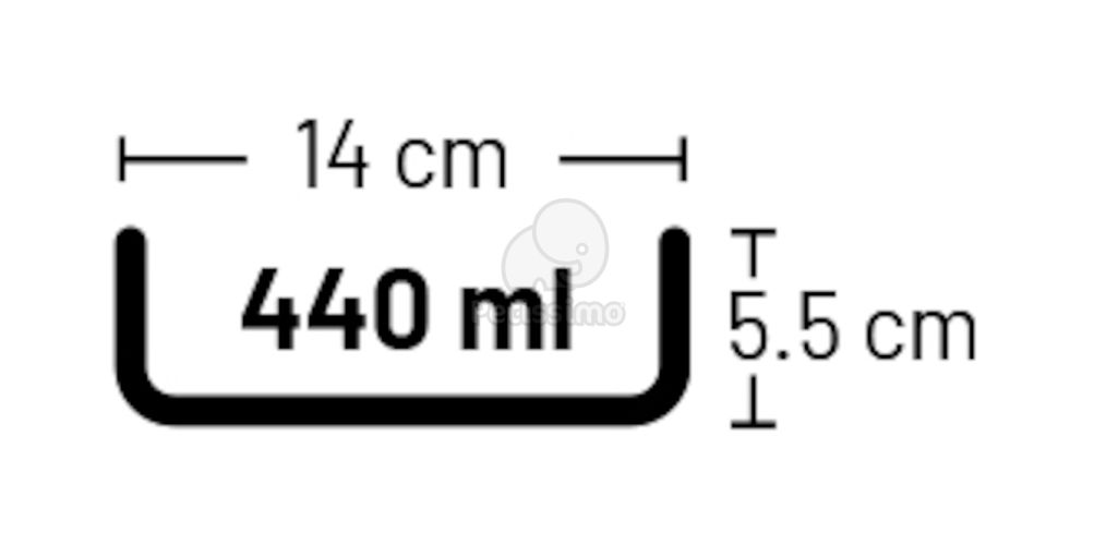 Flamingo Prince kerámia tál kutyáknak  440 ml