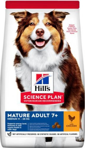 Hill's Science Plan Mature Adult 7+ Medium száraz kutyatáp  2.5 kg