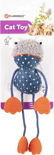 Flamingo Floeara béka macskajáték  20 cm