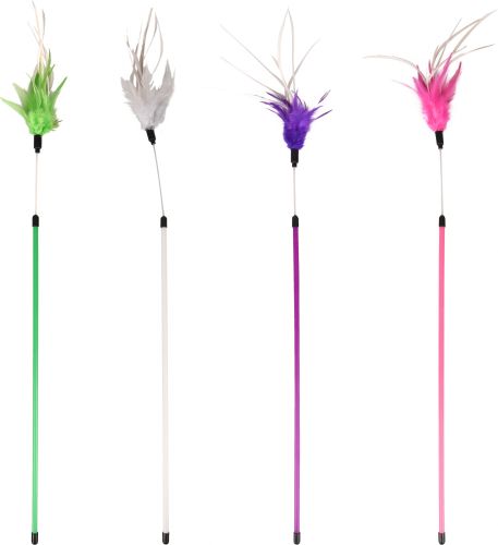 Flamingo tollas pálca macskajáték (75 cm)  75 cm