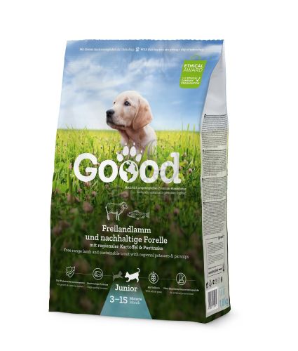 Goood Junior Freilandlamm & Nachhaltige Forelle - bárányos és pisztrángos száraz táp  10 kg