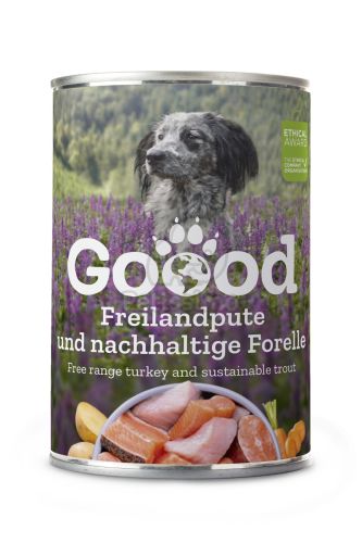 Goood Senior Freilandpute & Nachhaltige Forelle - pulykás és pisztrángos konzerv  400 g