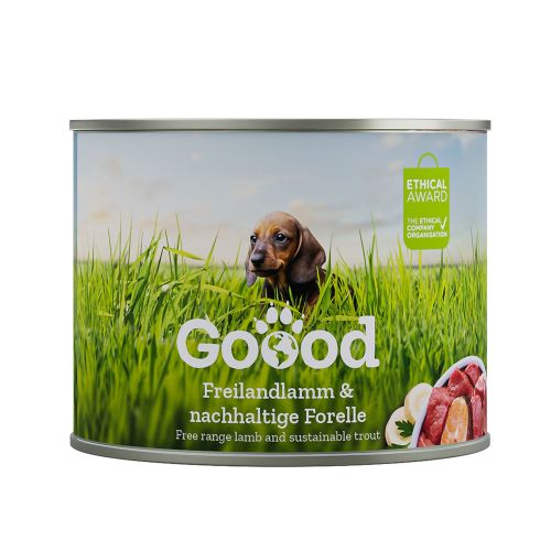 Goood Junior Mini Freilandlamm & Nachhaltige Forelle - bárányos és pisztrángos konzerv  200 g