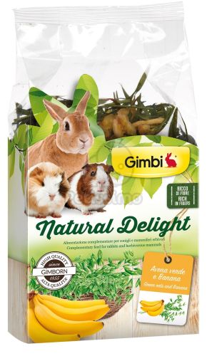 Gimbi Natural Delight zabfű és banán  100 g