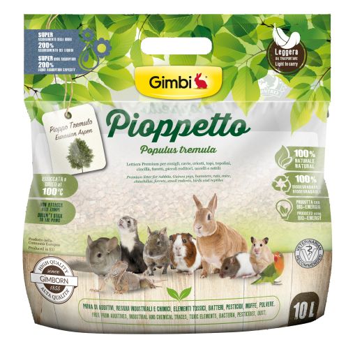 Gimbi Pioppetto rágcsáló alom  10 l