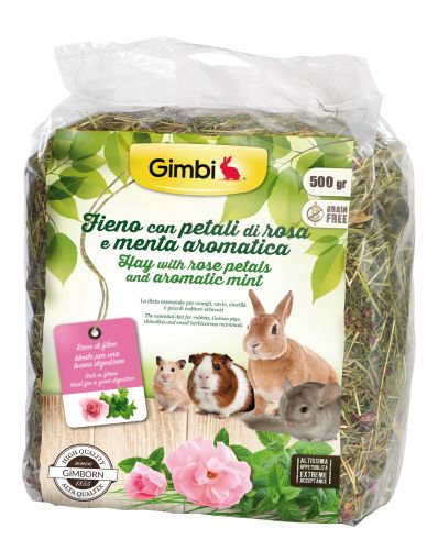Gimbi széna rózsaszirommal és mentával  500 g