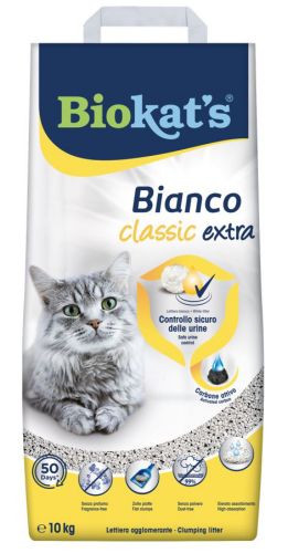 Biokat's Bianco Extra Classic macskaalom  10 kg