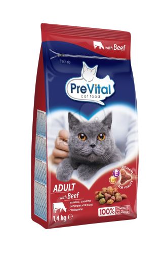 PreVital száraz eledel marhával  1.4 kg
