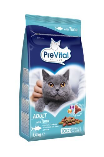 PreVital Adult Tuna - szárazeledel tonhallal felnőtt macskák számára  1.4 kg