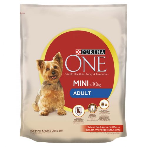 Purina ONE Mini Adult száraz kutyaeledel  800 g