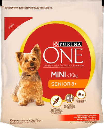 Purina ONE Mini Senior száraz kutyaeledel  800 g