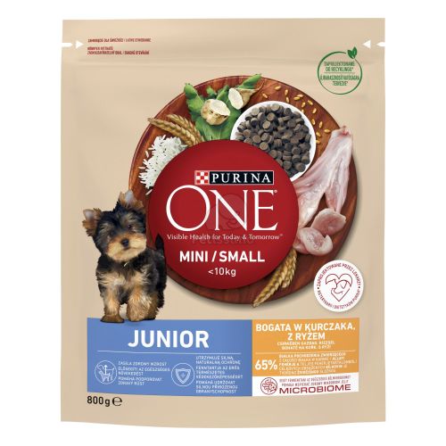 Purina ONE Mini Junior száraz kutyaeledel  800 g