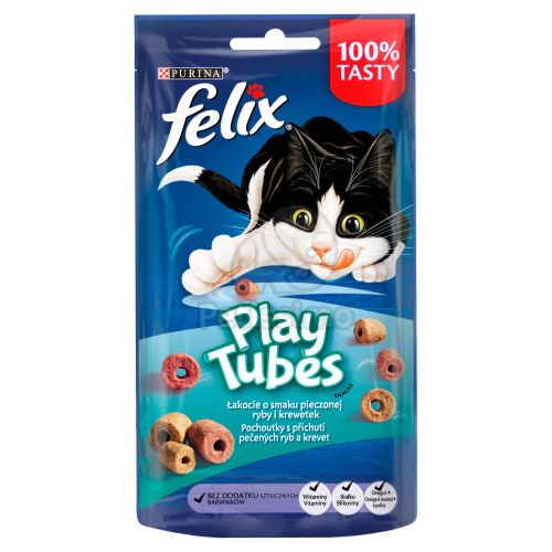 Felix Play Tubes jutalomfalat sült hal és garnélarák ízesítéssel  50 g