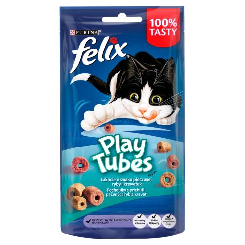 Felix Play Tubes jutalomfalat sült hal és garnélarák ízesítéssel  50 g