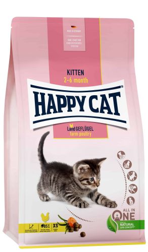 Happy Cat Kitten Land Geflügel - Baromfi  1.3 kg