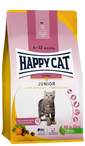 Happy Cat Junior Land Geflügel - Baromfi  10 kg