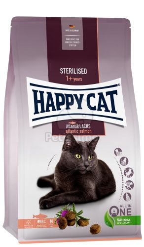 Happy Cat Sterilised Atlantik Lachs - Lazac  4 kg