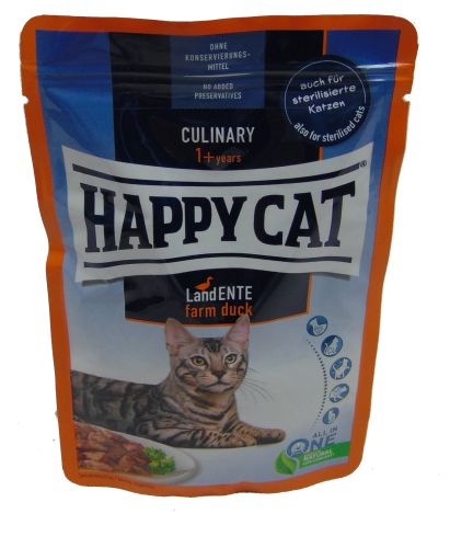 Happy Cat Culinary Land Ente alutasakos eledel- Kacsa  85 g