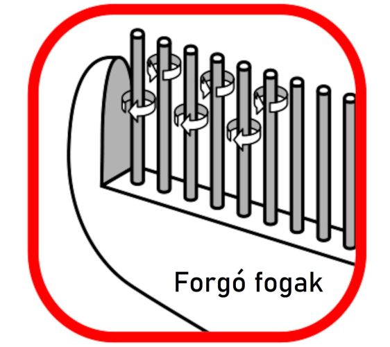 Flamingo Comfort fésű - váltott fogú  1 db