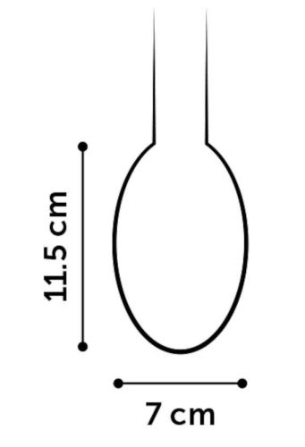 Flamingo Comfort kétoldalú kefe  25 cm x 7 cm
