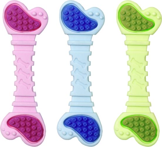 Flamingo kutyajáték - Puppy Bone Dental Care Ruffus  13 cm