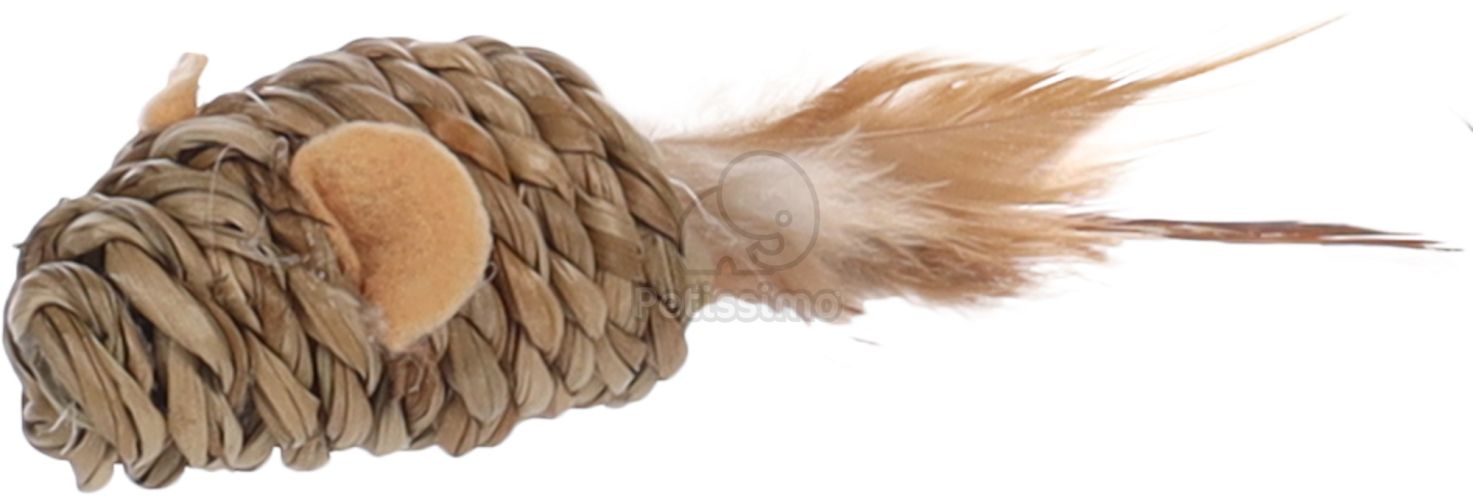 Flamingo hínár egérjáték macsakáknak  11 cm