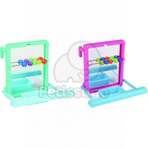 Flamingo madárjáték - tükör golyóval  1 db