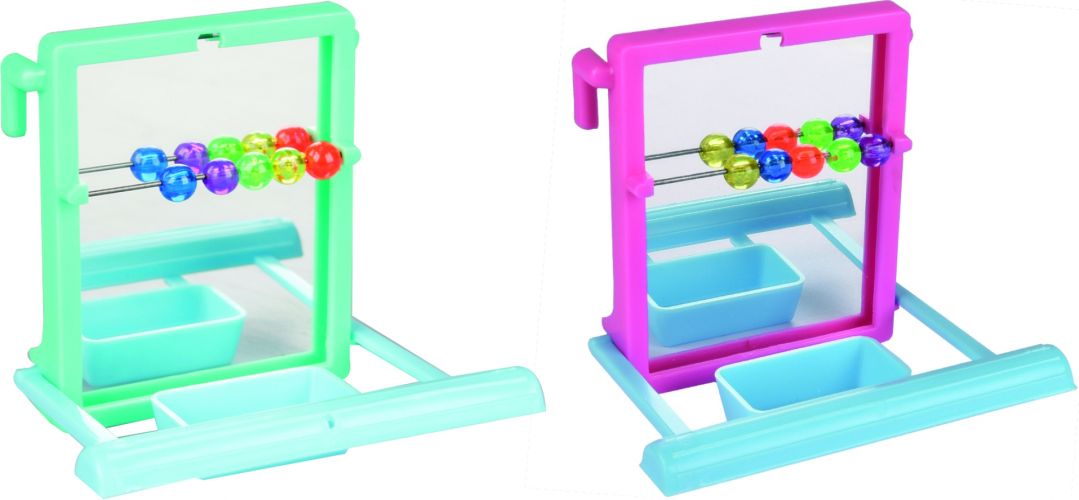 Flamingo madárjáték - tükör golyóval  1 db