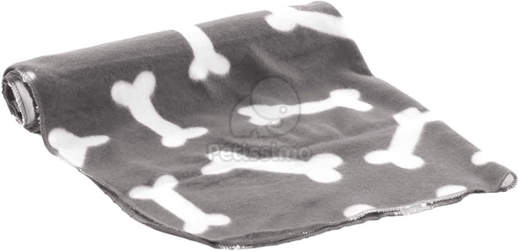 Flamingo csontmintás plüss pléd  Szürke 100x70 cm